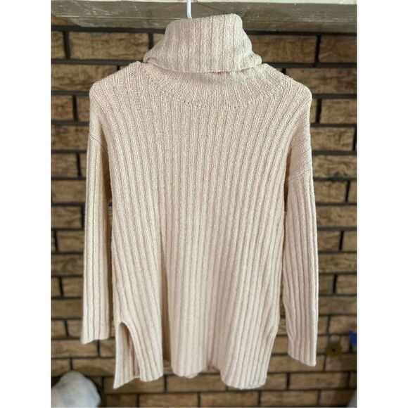 Lou & Grey‎ By Loft Ribbed Turtleneck Sweater - Picture 1 of 7